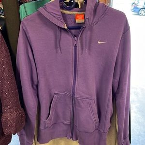 NIKE hooded zip sweatshirt